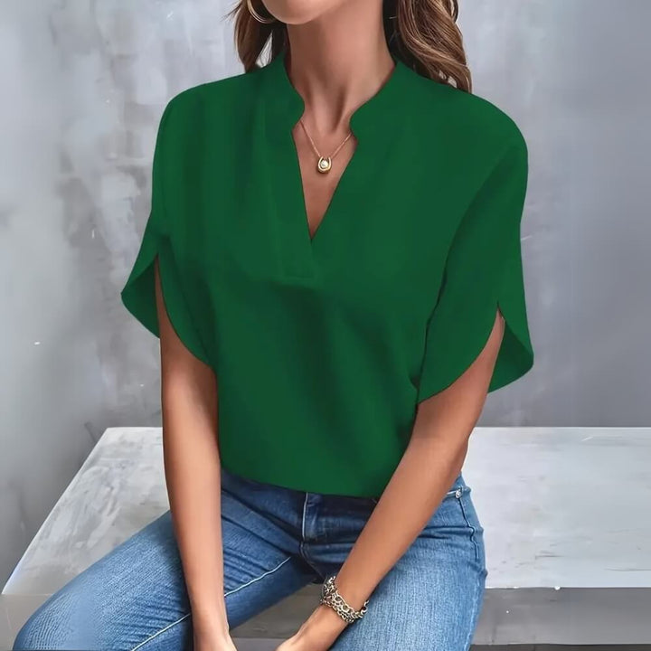 Klara | Soft and Stylish V-Neck Blouse